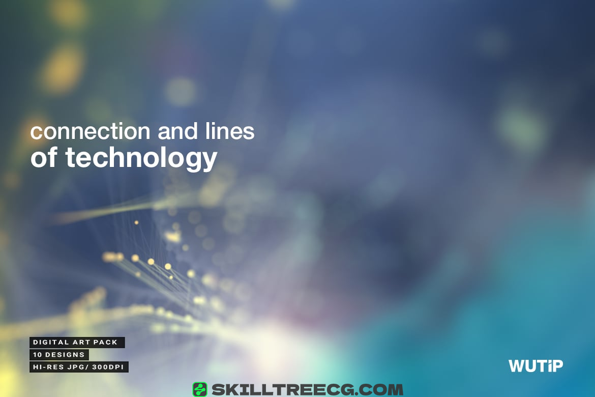 图片[4]-Connection and lines of technology backgrounds（300194）-技能树